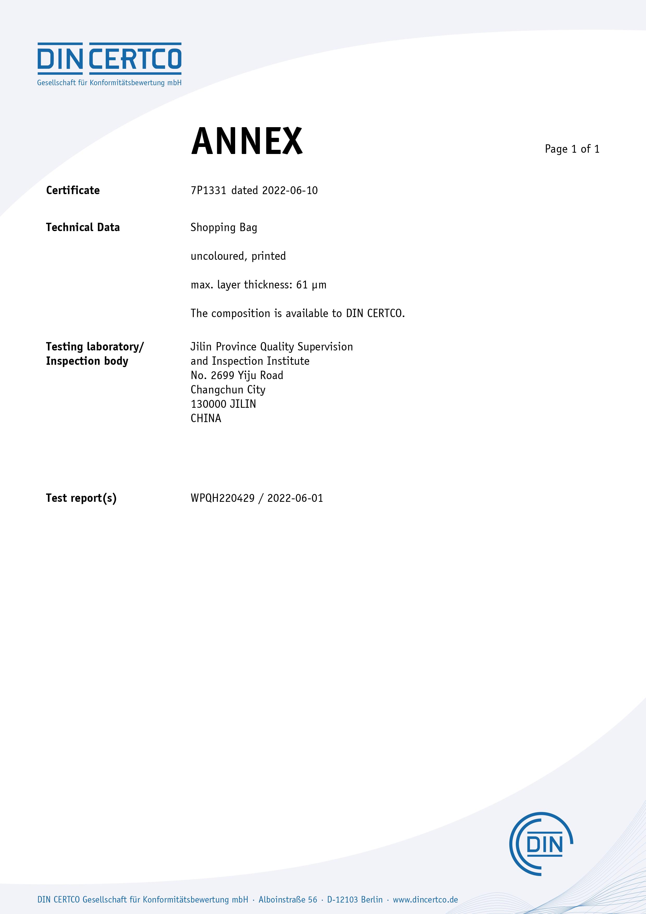 購物袋歐盟豆苗DIN_CERTCO認(rèn)證(圖2)