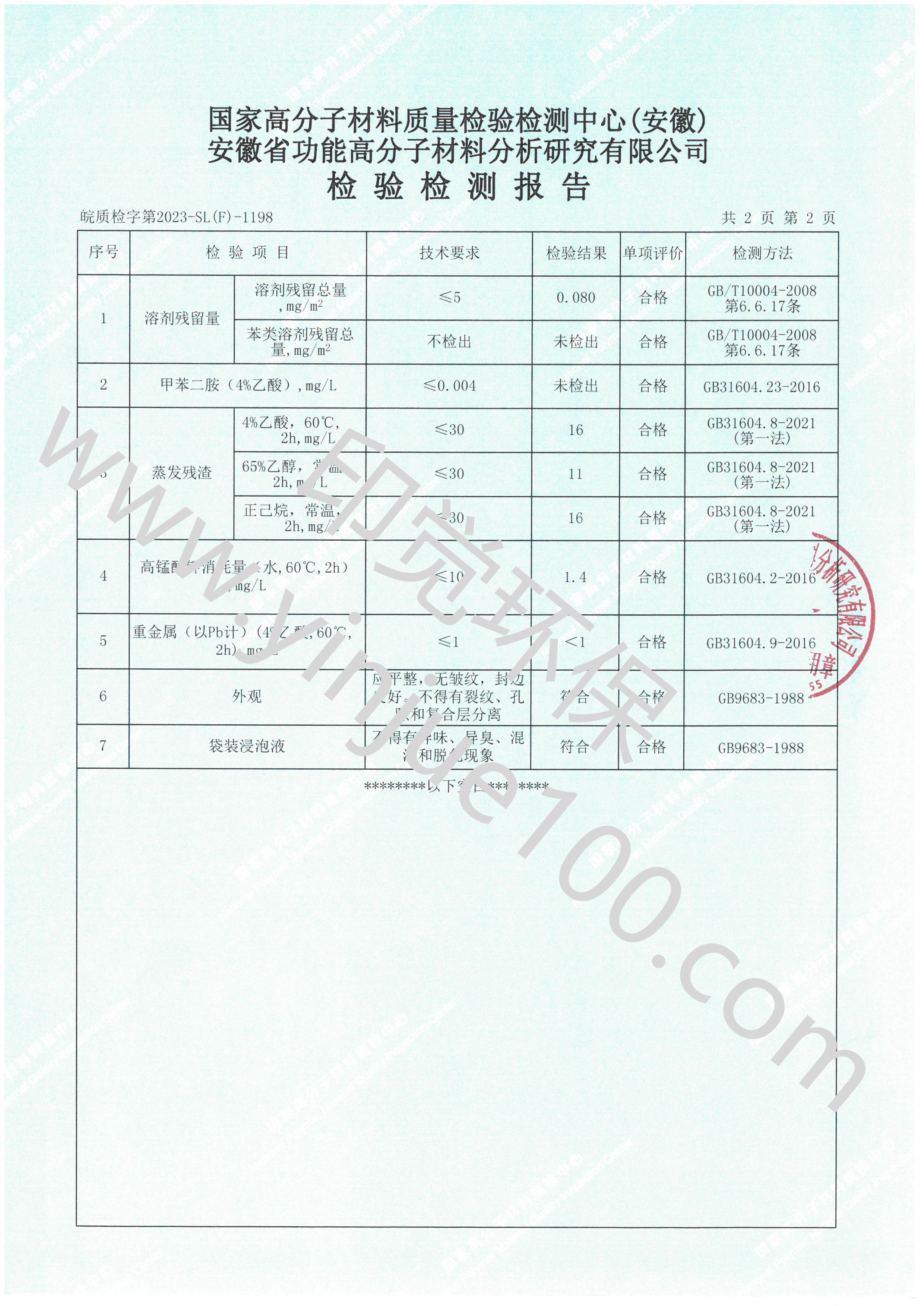 可降解多層復(fù)合食品包裝膜檢測(cè)報(bào)告(圖3)